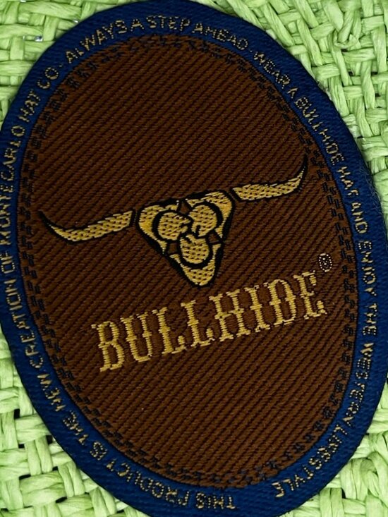 BullHide By Montecarlo Hat Green Straw Festival Concert Western Cowgirl Hat Szsm main image 6